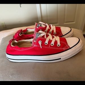 Converse Women's Chuck Taylor All Star
Shoreline Low Top Sneakers Red Size 8